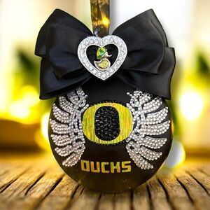 Oregon Ducks Christmas Tree Ornament, UofO, College Football Gift, Holiday